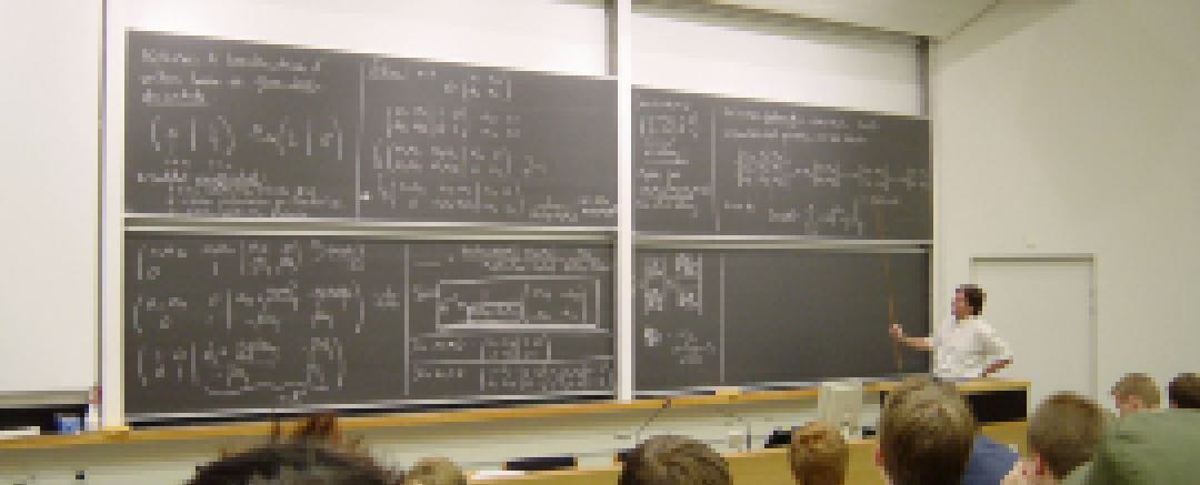 Professor giving a lecture