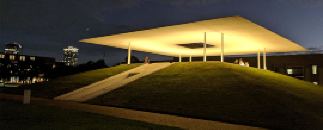 Skyspace at night