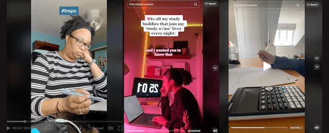 Students Turn to TikTok for Study Buddies