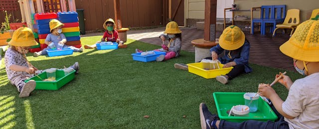 Distanced Play. No Hugs. How Everyday Child Care Routines Are Changing.